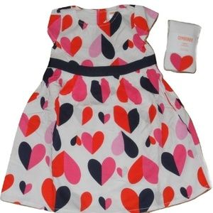 Gymboree Girls Hearts Dress Tights 18-24M NEW